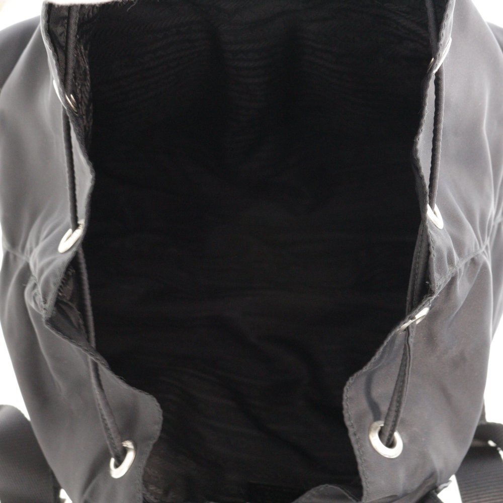 Prada Nylon Backpack Bag Pack Triangular Plate Do… - image 7